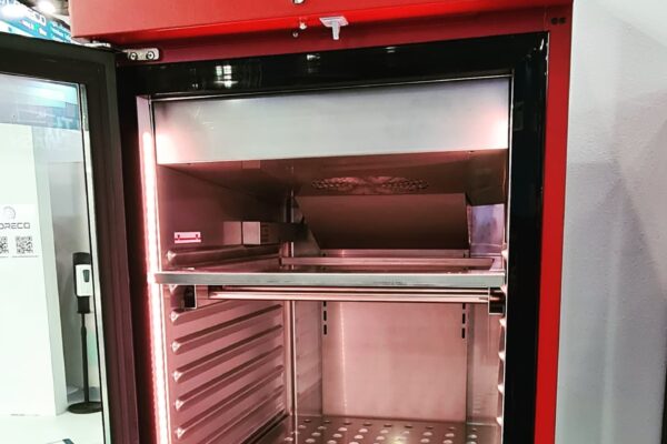 Refrigerador coreco rojo castellon