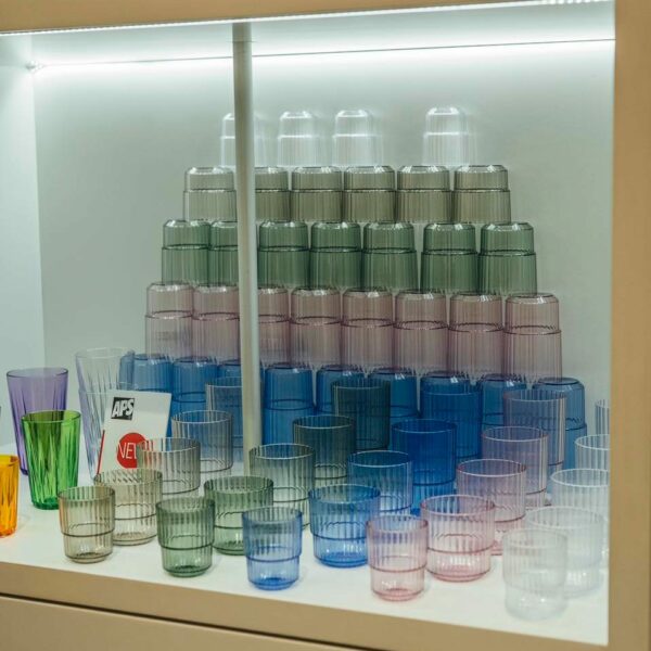 Cristaleria vasos de colores