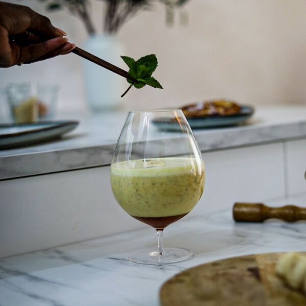 Copa de postre restaurante