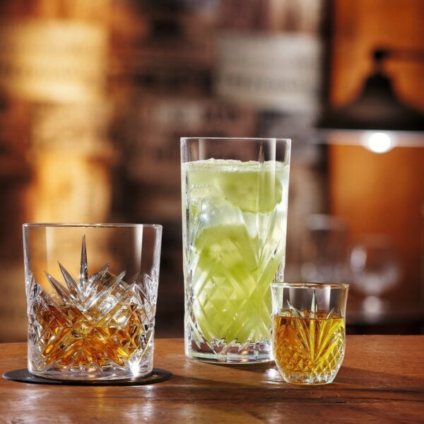 copas de wiski retro para restaurante