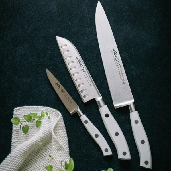 Cuchillos blancos para restaurante