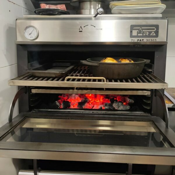 Parrilla de brasas para hosteleria