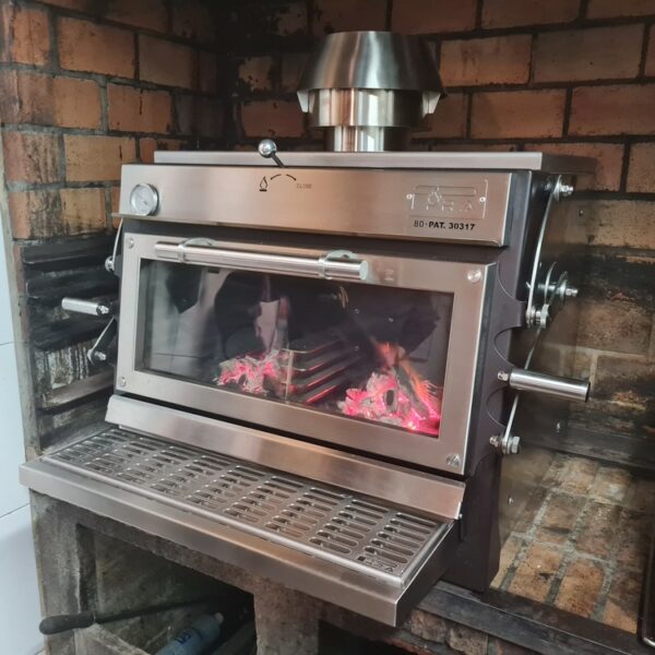 Horno de brasas inox Castellon