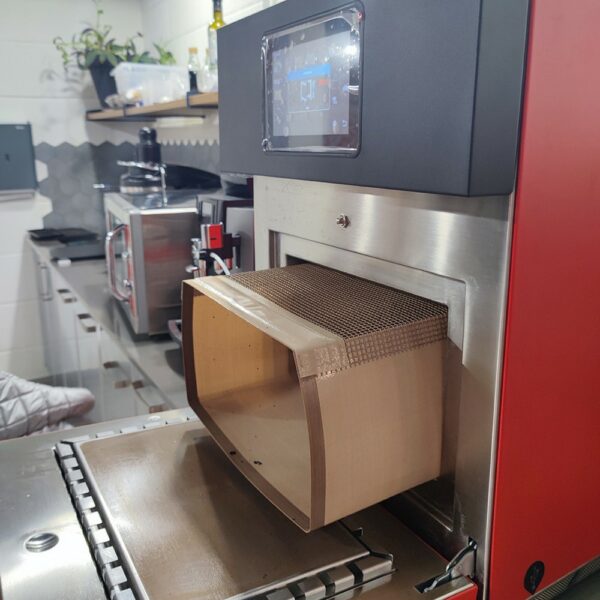 Horno digital rojo Castellon