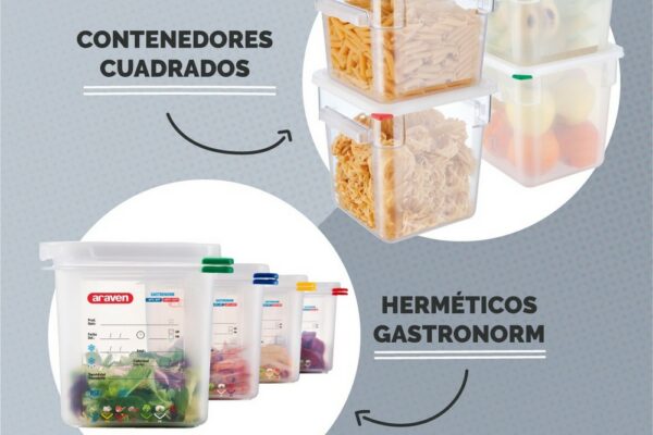 Contenedores hermeticos para hosteleria Castellon